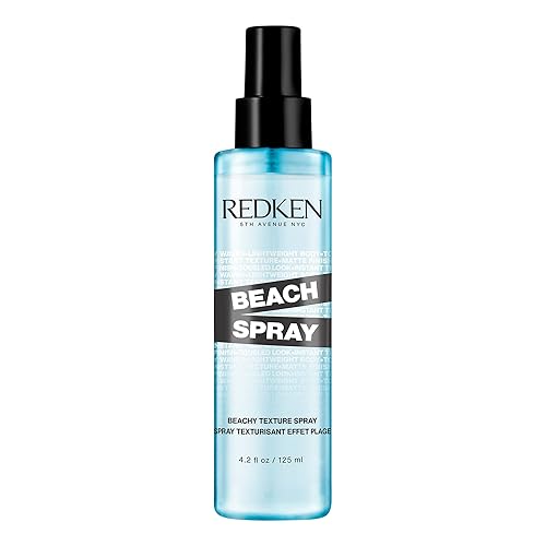 Redken Beach Spray Texturizing Hairspray - Sea-Salt-Free Spray, Adds Instant Texture and Volume, For Beachy Waves and Curls