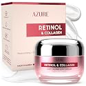 Azure Cosmetics Retinol & Collagen Moisturizer For Face - Dermatologist Tested, Anti-Aging - Skin Tightening, Fine Lines and Wrinkles Treatment Face