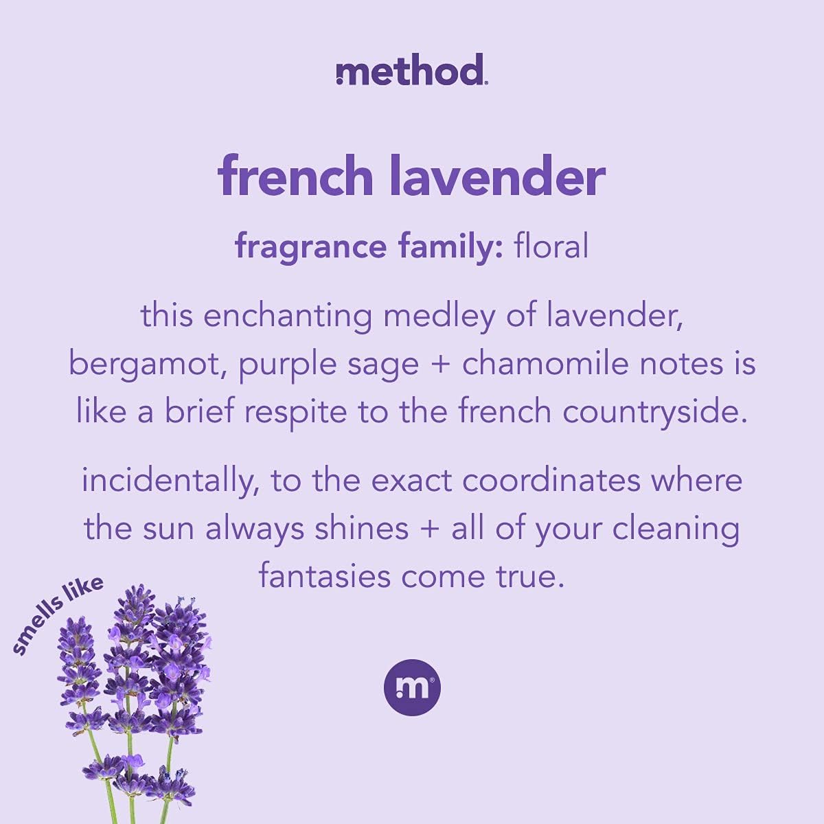 Method Meth Foam Hnd WSH Lavande Size French Lavender Foaming Hand Wash 10oz (Pack of 6)