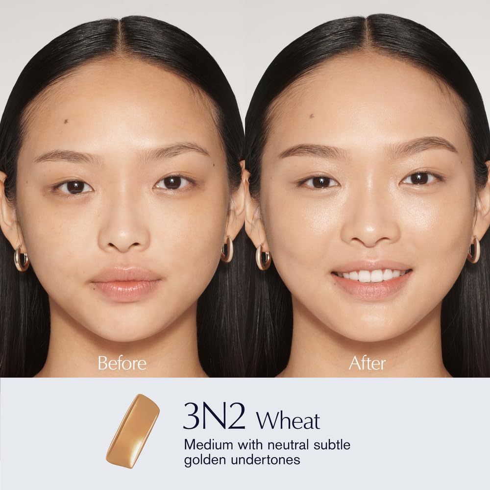 Estée Lauder Futurist Skin Tint Serum Foundation SPF 20 with Glycerin | Light Coverage, 1.0 Fl Oz, 3N2 Wheat