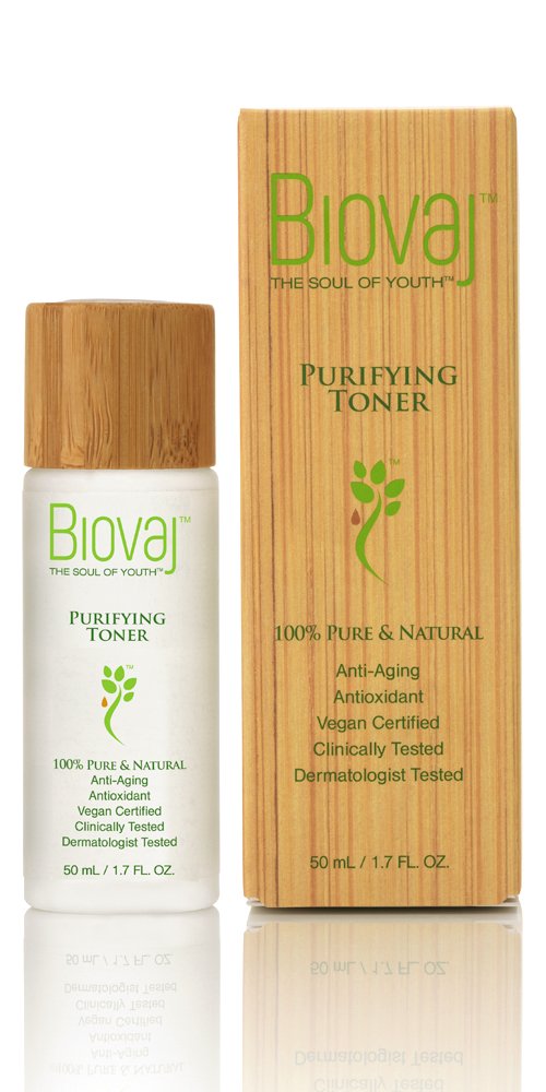 Biovaj Purifying Toner-100% Natural Clean Facial Toner for The Skin pH Balance & Pores, Soothes, Tones, Anti-Aging, Botanical, Vegan Certified