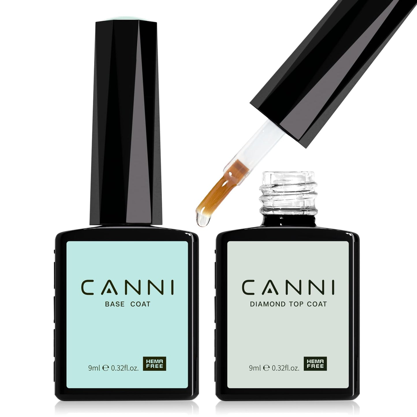 CANNI 2Pcs Gel Nail Glue for Acrylic Nails Tips and False Nails Tips Gel Nail Polish, UV Lamp Cure Beauty and Personal Care CANNI Default Title