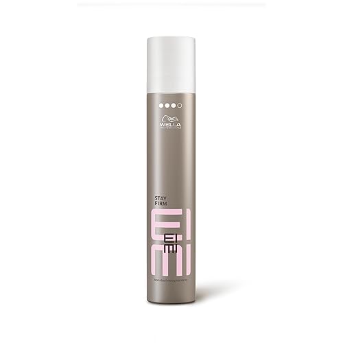 Wella Professionals EIMI Stay Firm | Workable Finishing Hairspray with 24H Firm Hold | Fast Drying | Humidity Resistant, UV & Heat Protectant | 9 Oz