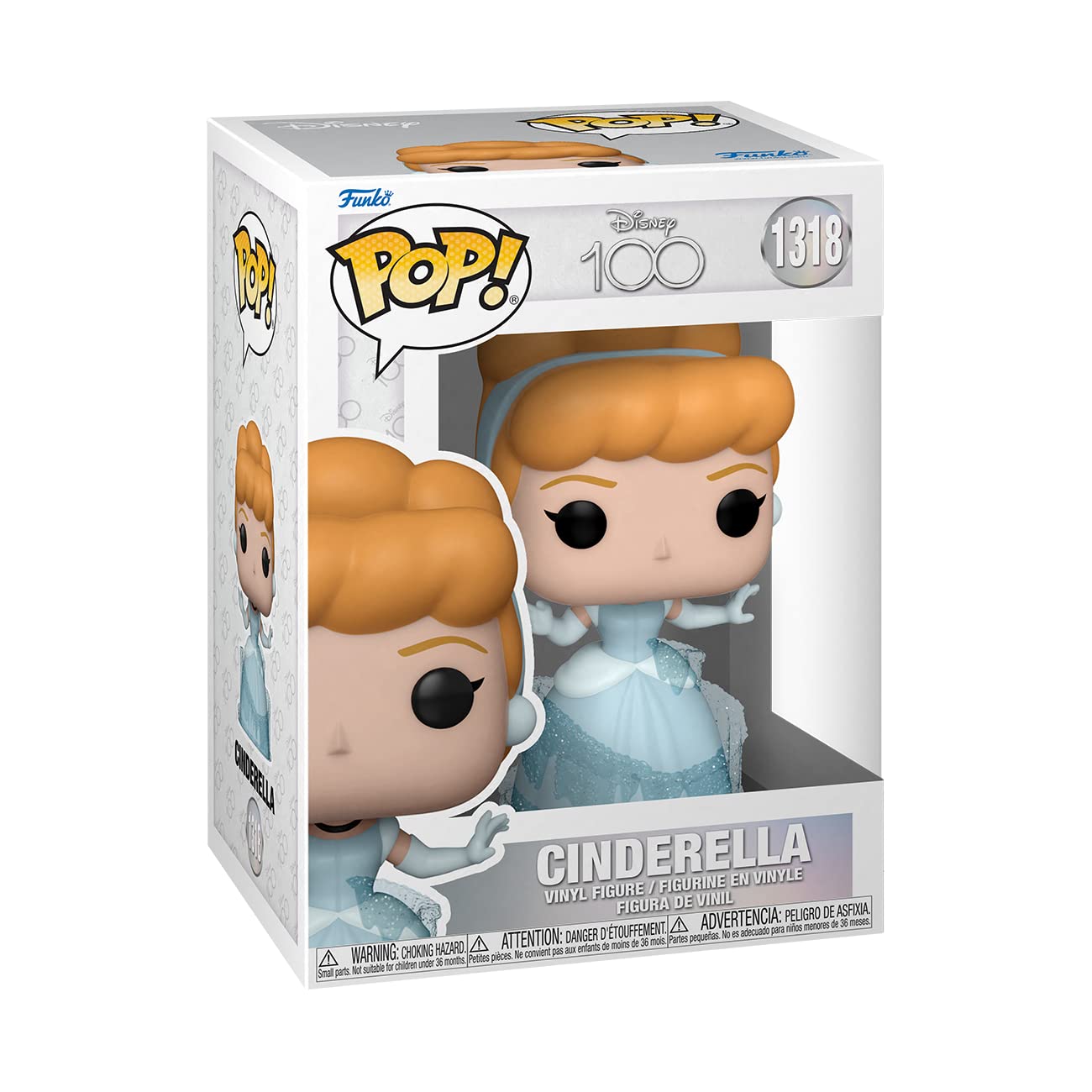 Funko POP! Disney: Disney 100 - Cinderella - Collectable Vinyl Figure - Gift Idea - Official Merchandise - for Kids & Adults - Movies Fans - Model…