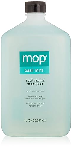 MOP Revitalizing Shampoo, Basil Mint, 33.8 Fl Oz