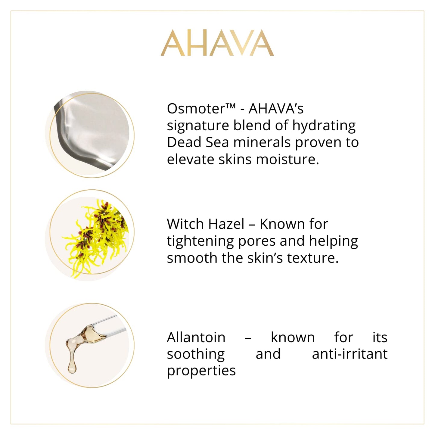 AHAVA Dead Sea Water Mineral Hand Cream - Hand Moisturizer For Dry Cracked Hands, Light & Fast Absorbing, Enriched with Exclusive blend Osmoter