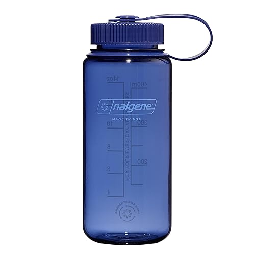 Nalgene Sustain Tritan BPA-Free Water Bottle Made with Material Derived from 50% Plastic Waste (using ISCC certified mass balance), 16 OZ, Wide