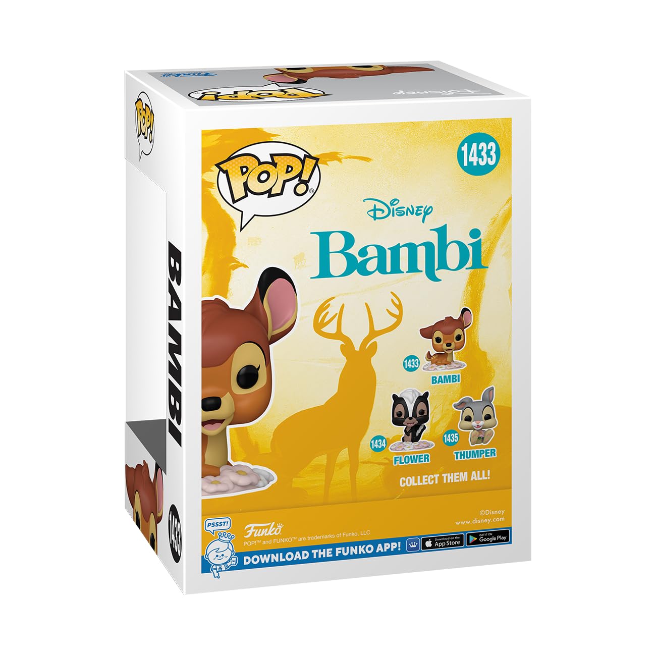 Funko POP! Disney: Bambi 80th Anniversary - Bambi - Collectable Vinyl Figure - Gift Idea - Official Merchandise - for Kids & Adults - Movies Fans…