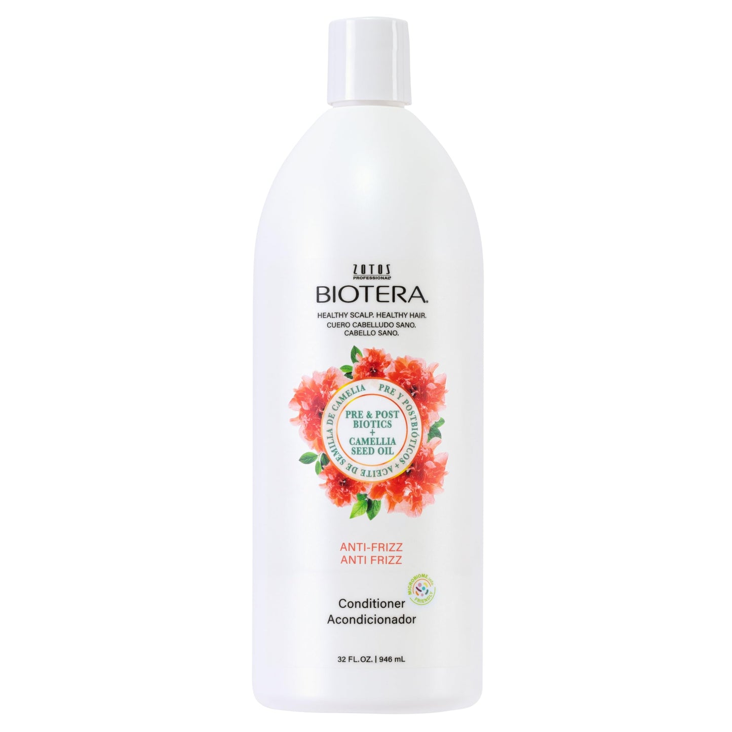 Biotera Anti Frizz Smoothing Conditioner | Frizzy or Unruly Hair | Microbiome Friendly | Vegan & Animal Test Free | Paraben Free | Color-Safe | 32 Fl