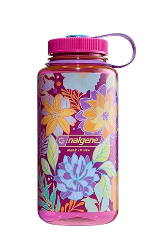 Nalgene Water Bottle 'WH Sustain' - 1 Litre Botanical Florals