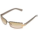 SOUTHPOLE Women's 1022SP Slim Retro Metal UV400 Protective Rectangular Sunglasses. Cool Gifts for Her, 51mm, Rose Gold, 51 mm