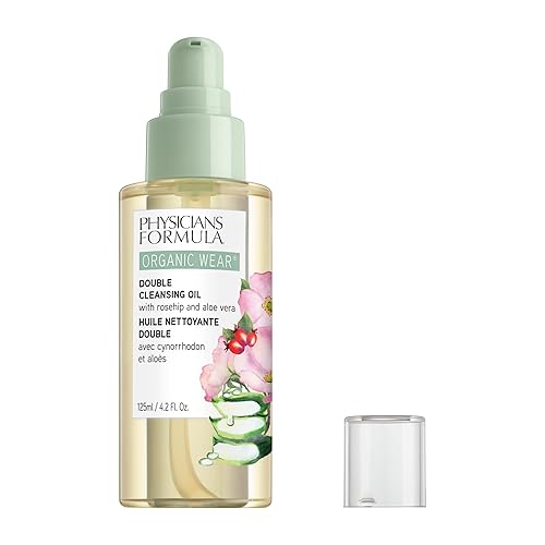 Organic Cleanser By Physicians Formula Organic Wear All Natural Double Cleansing Oil, Nourishing, Purifying, Dermatologist Tested