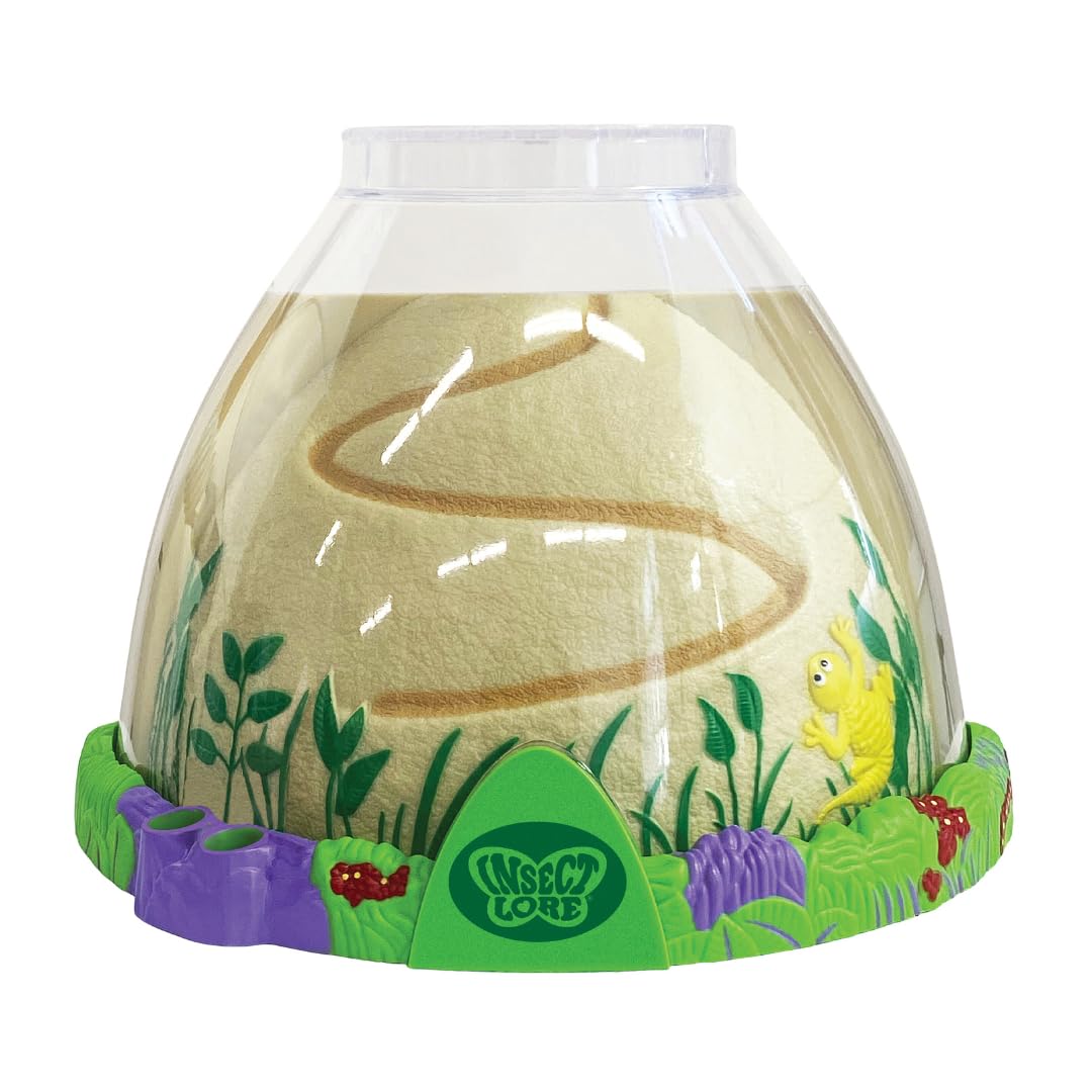Insect Lore Ant Hill Habitat Kit – STEM Science Kit with Live Harvester Ants Voucher, Educational Kids Toy to Watch Ants Tunnel & Explore
