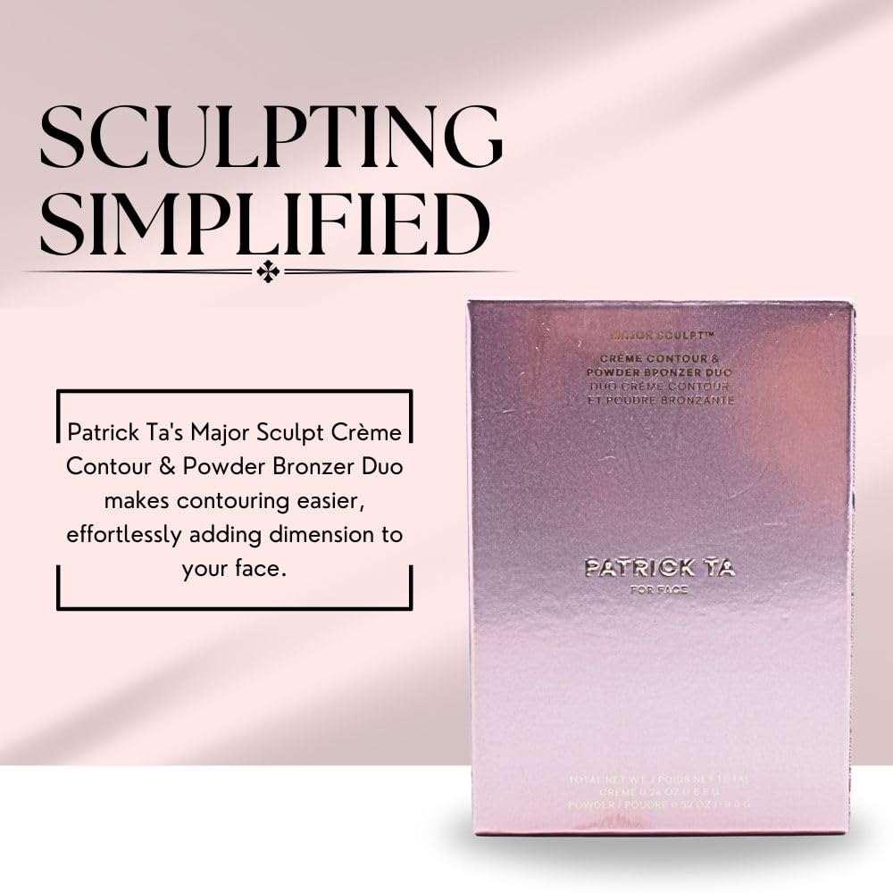 PATRICK TA Major Sculpt Crème Contour & Powder Bronzer Duo She's Statuesque