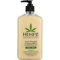 Hempz Body Moisturizer Sweet Pineapple and Honey Melon 17 Ounce Pump (500ml) (Pack of 6)