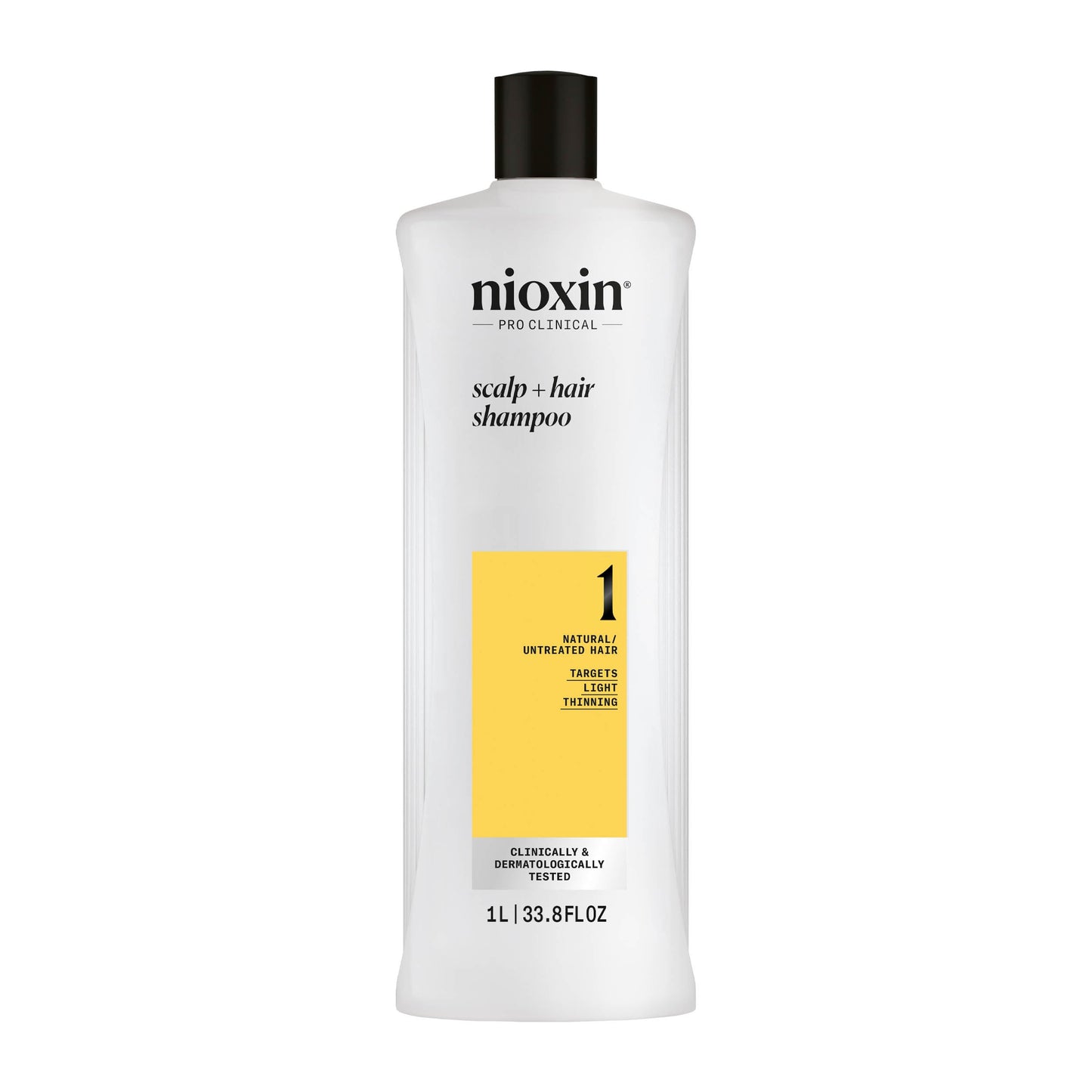 Nioxin Scalp + Hair Thickening System 1 Shampoo| For Natural or Untreated Hair with Light Thinning| With Niacinamide and Biotin| 33.8 Fl oz. Beauty and Personal Care NIOXIN