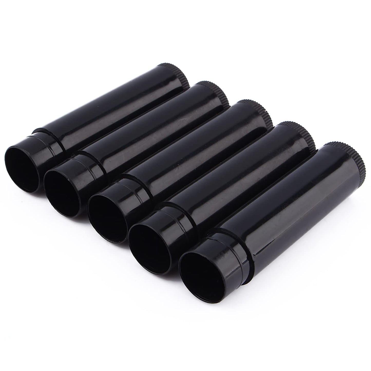 Lipstick Containers Empty, 100PCS 5ml Black White Empty lipstick Lip Balm Container Tube