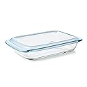 OXO Good Grips Freezer-to-Oven Safe 3 Qt Glass Baking Dish with Lid, 9 x 13