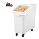 VEVOR 21 Gallon Ingredient Bin with Scoop 400 Cup Ingredient Bin with Sliding Lid Commercial Food Storage for Kitchen