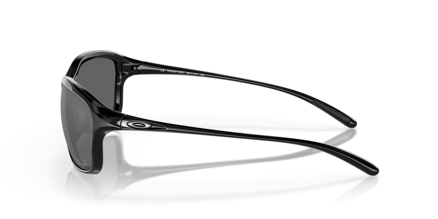 Oakley Woman Sunglasses Polished Black Frame, Black Iridium Polarized Lenses, 59MM