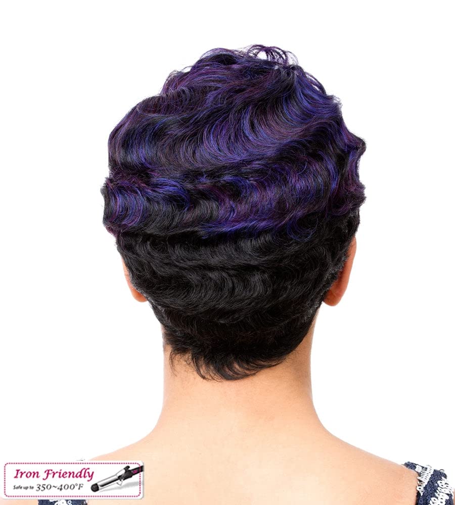 It's A Wig Synthetic Hair Wig Nuna (1B - OFF BLACK)
