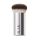 ILIA - Perfecting Buff Brush | Versatile Brush For Cream or Liquid Products Made with Aluminum + Soft, Vegan Bristles | Smooth Finish | Expertly