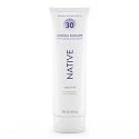 Native Sunscreen SPF 30, Zinc Oxide Dermatologist Tested Suitable for Sensitive Skin & Hawaii Compliant, 5 Ounces | Unscented Sun Protection Lotion