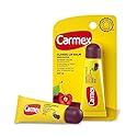 Carmex Classic Lip Balm Cherry SPF 15, 0.35 Ounce Pack of 3 (Tube in Blister Pack), Presentation may vary