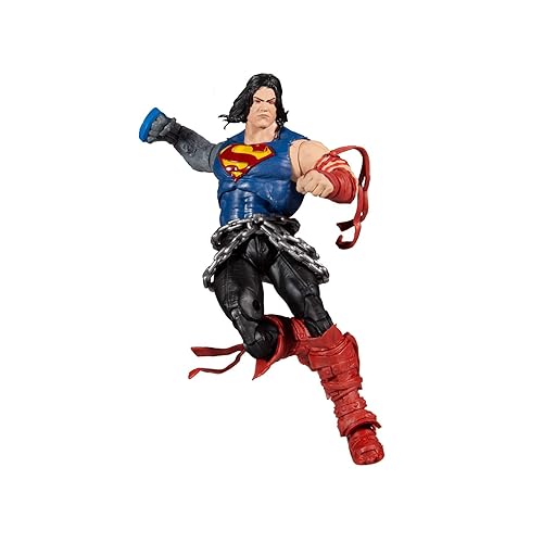 McFarlane Toys - DC Multiverse Dark Nights: Death Metal Superman 7" Action Figure with Build-A ‘Darkfather’ Parts and Accessories