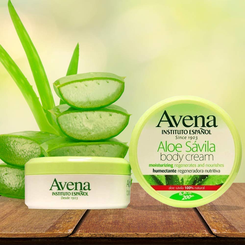 Avena Aloe Savila Body Cream.. Moisturizing, Regenerates, Nourishing. 6.7 oz... amtc by Instituto Espanol