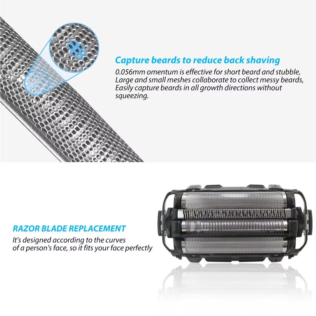 2026 Upgraded Replacement Shaver Foil for Panasonic WES9165PC ARC4 shaver ES-LA63AA ES-LA63-S Beauty and Personal Care USonline911