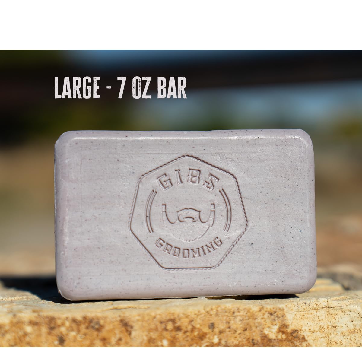 GIBS Alpha Male, Rich Lather, Long-Lasting, Vanilla, 7oz Bar Soap Beauty & Personal Care GIBS