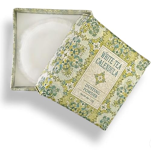 Greenwich Bay Trading Company White Tea Calendula Dusting Powder 4oz