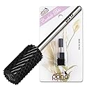 PANA Professional 3/32" Shank Size - Flat Top Large Barrel Carbide Bit - Nail Drill Bit for Dremel Machine (Silver, Gold, DLC Black) (Extra Coarse