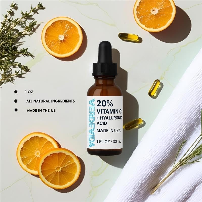 Verdevida Vitamin C Serum Skin Care - Dark Spot Remover For Face & Acne on All Skin Types