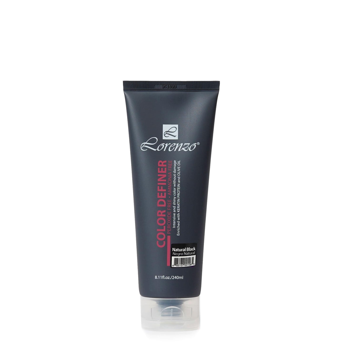 L Lorenzo Color Definer Cellophane 8.11fl.oz/240ml | Peroxide & Ammonia Free | Glossy hair Brilliant color without Damaged Hair | Stain Remover Inside