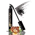 Essence of Argan Lash Conditioner Mascara with 100% Pure Organic ECOCert Argan Oil - Waterproof Black Mascara with Beeswax and Candelilla for More