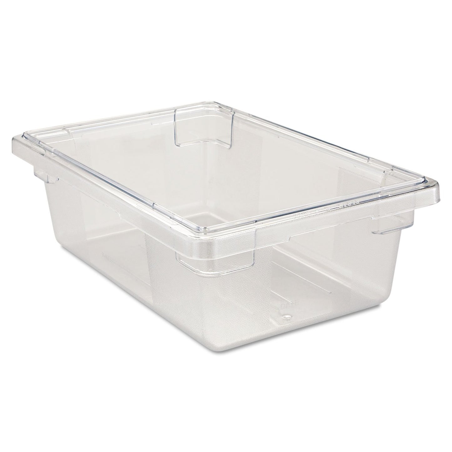 Rubbermaid Commercial Products Polycarbonate Food Storage Box/Tote, 3.5 Gallon, Clear, for Restaurant/Kitchen/Cafeteria