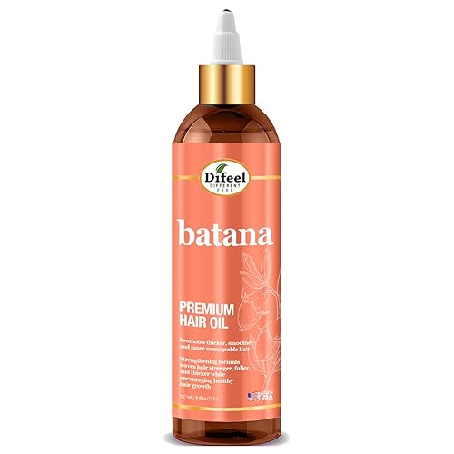 Difeel Batana Premium Hair Oil 8 Ounces - Batana Hair Oil, Nourishing Batana Hair Growth Oil