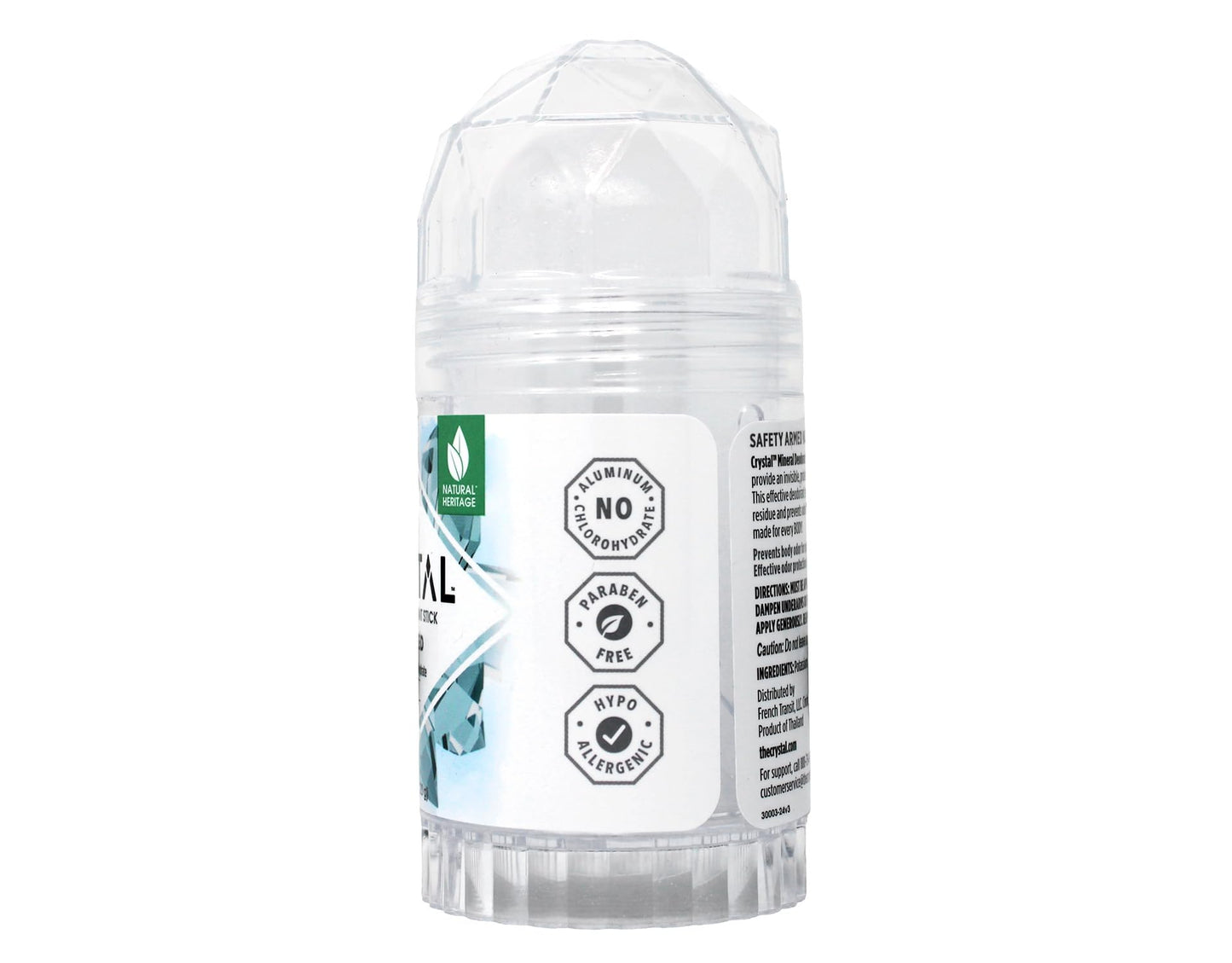 Crystal Mineral Deodorant Stick, Unscented 4.25 oz Beauty and Personal Care Crystal Essence