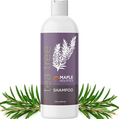 Tea Tree Shampoo for Oily Hair - Paraben and Sulfate Free Clarifying Shampoo for Build Up and Dry Scalp with Tea Tree Oil for Hair - Purifying