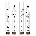 KYDA 2 Pcs Freckle Makeup Pen, Natural Lifelike Freckle Makeup Magic Color, Waterproof Longlasting Soft Dot Sopt Pen, for Natural Effortless