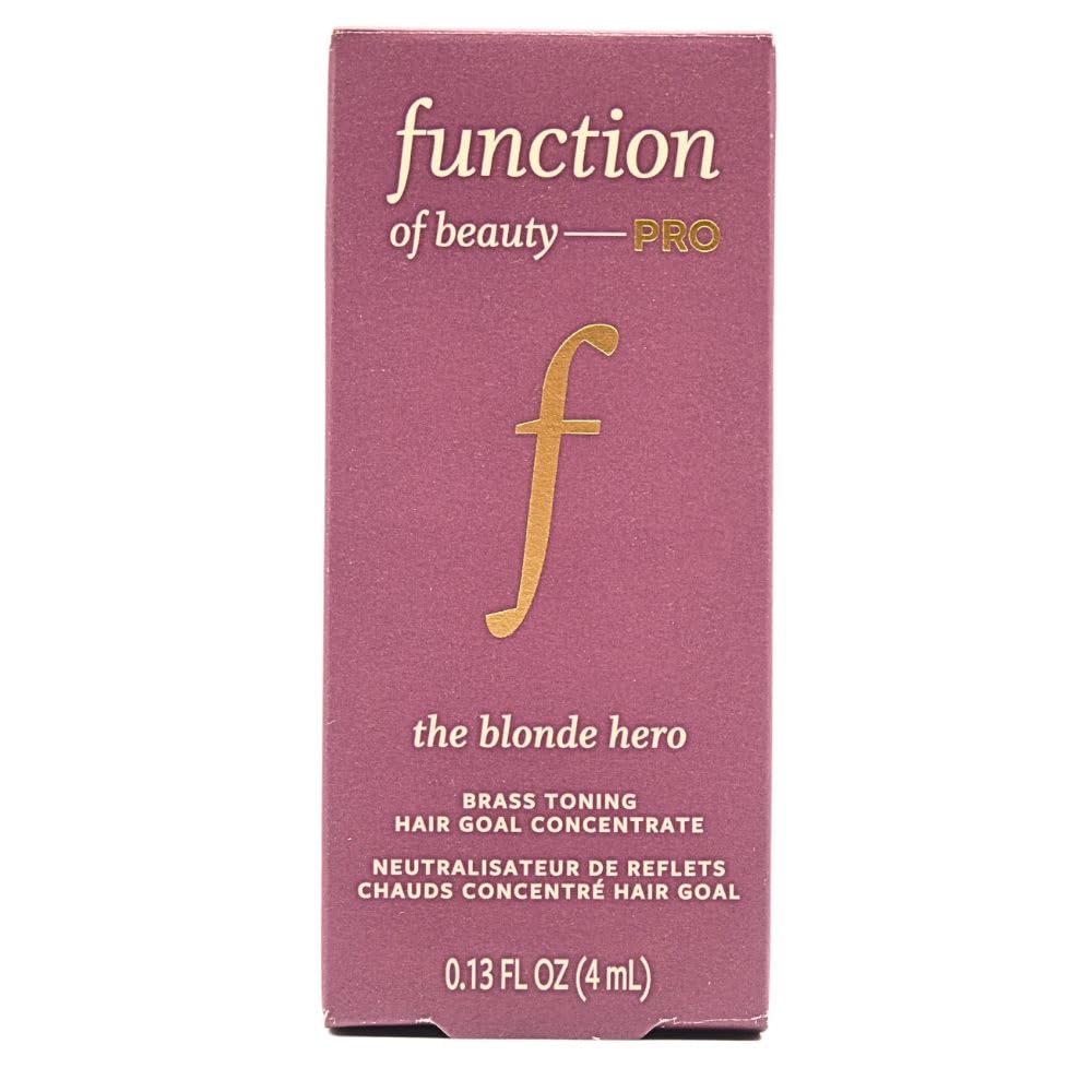 Function of Beauty PRO The Blonde Hero Brass Color Toning Hair Goal Concentrate Mix-In