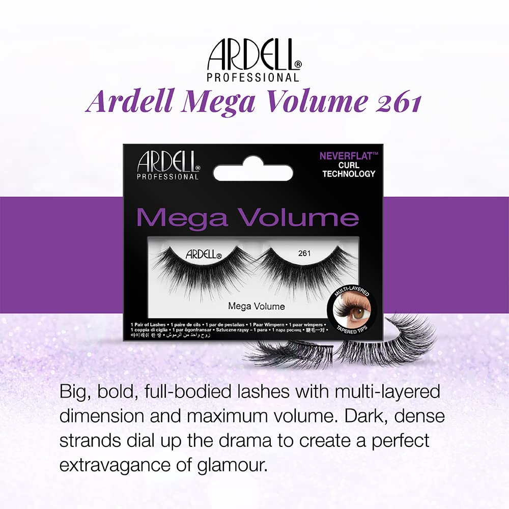 Ardell Mega Volume 261 False Lashes, 1 pair