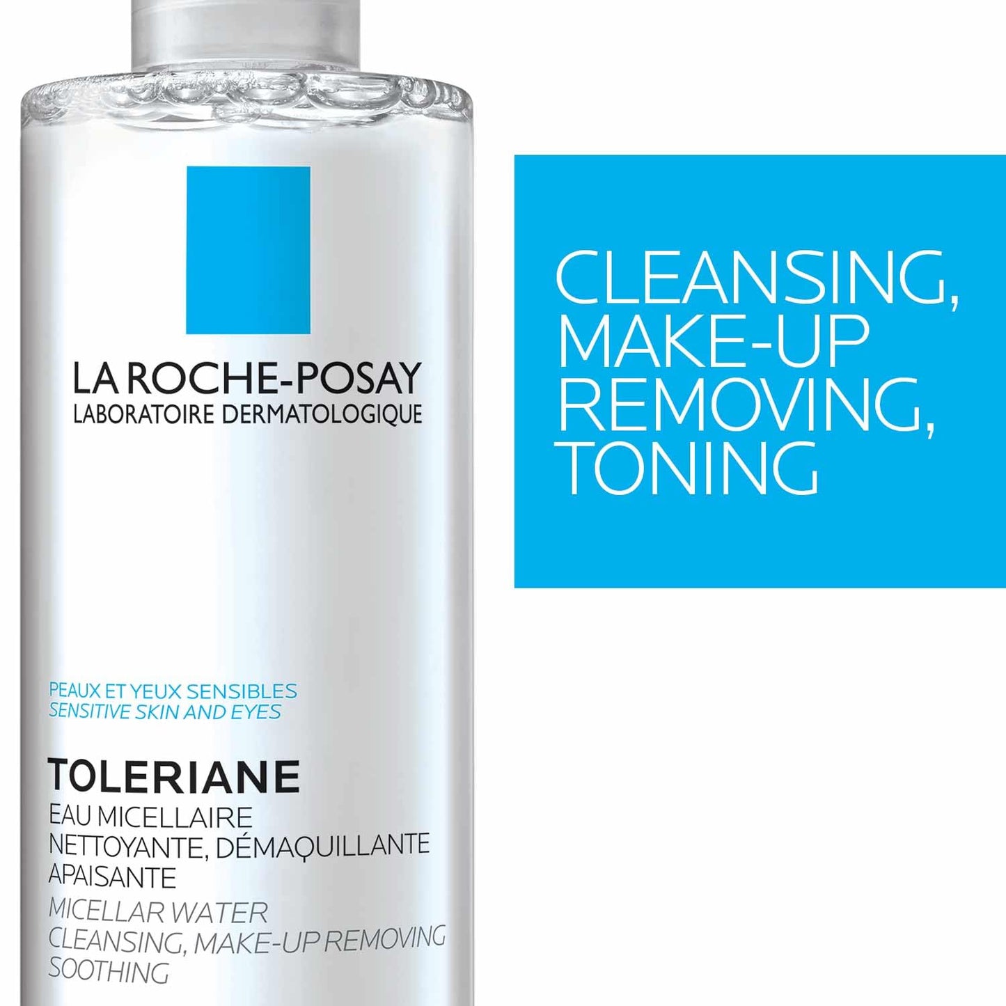 La Roche-Posay Micellar Cleansing Water for Sensitive Skin, Micellar Water Makeup Remover, Cleanses and Hydrates Skin, Gentle Face Toner, Oil Free Beauty and Personal Care La Roche-Posay