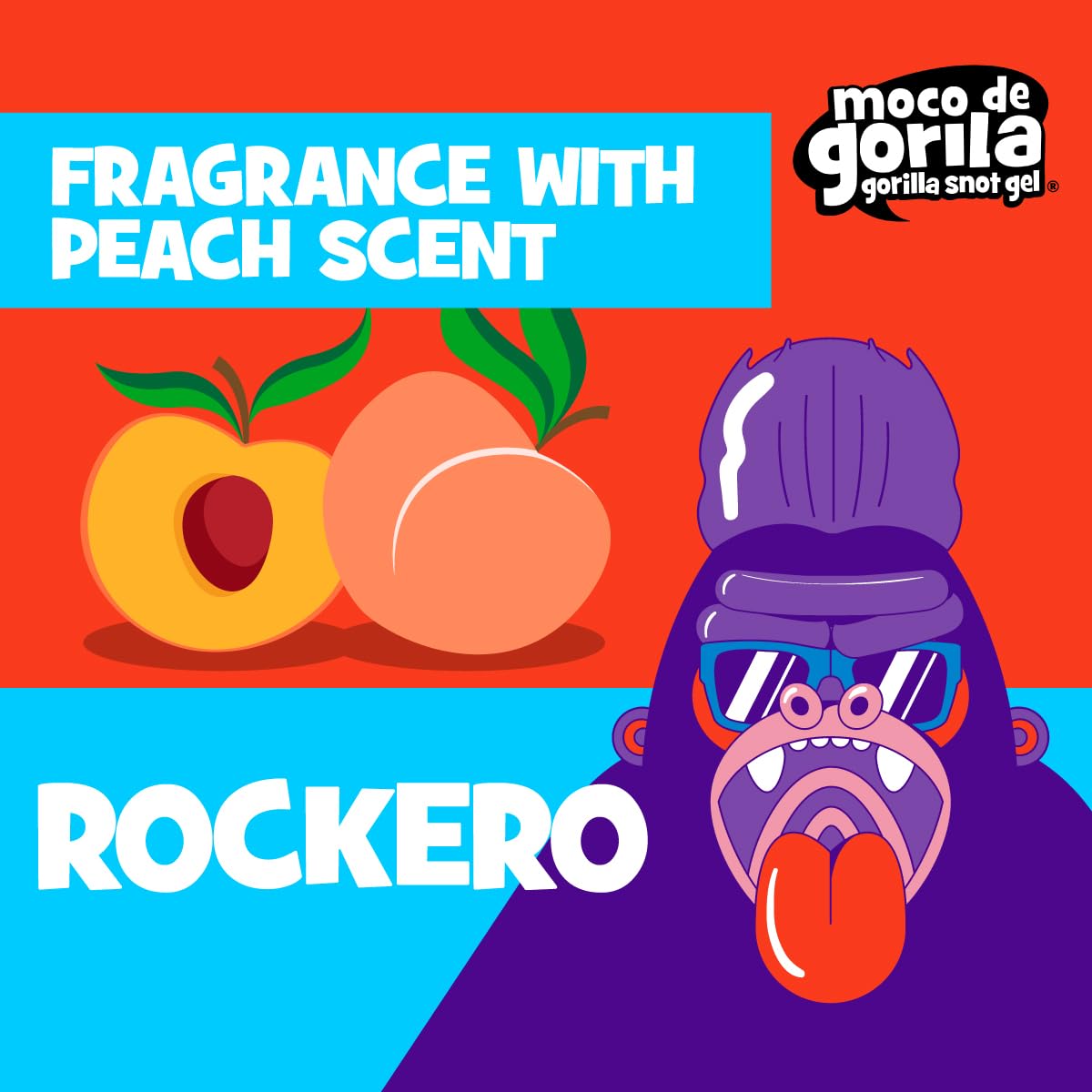 Moco de Gorila Explosive Rocker Hair Styling Gel, Long-Lasting Hold, Reactivatable with Water, 11.92 Oz Squeezable Bottles (Pack of 3)