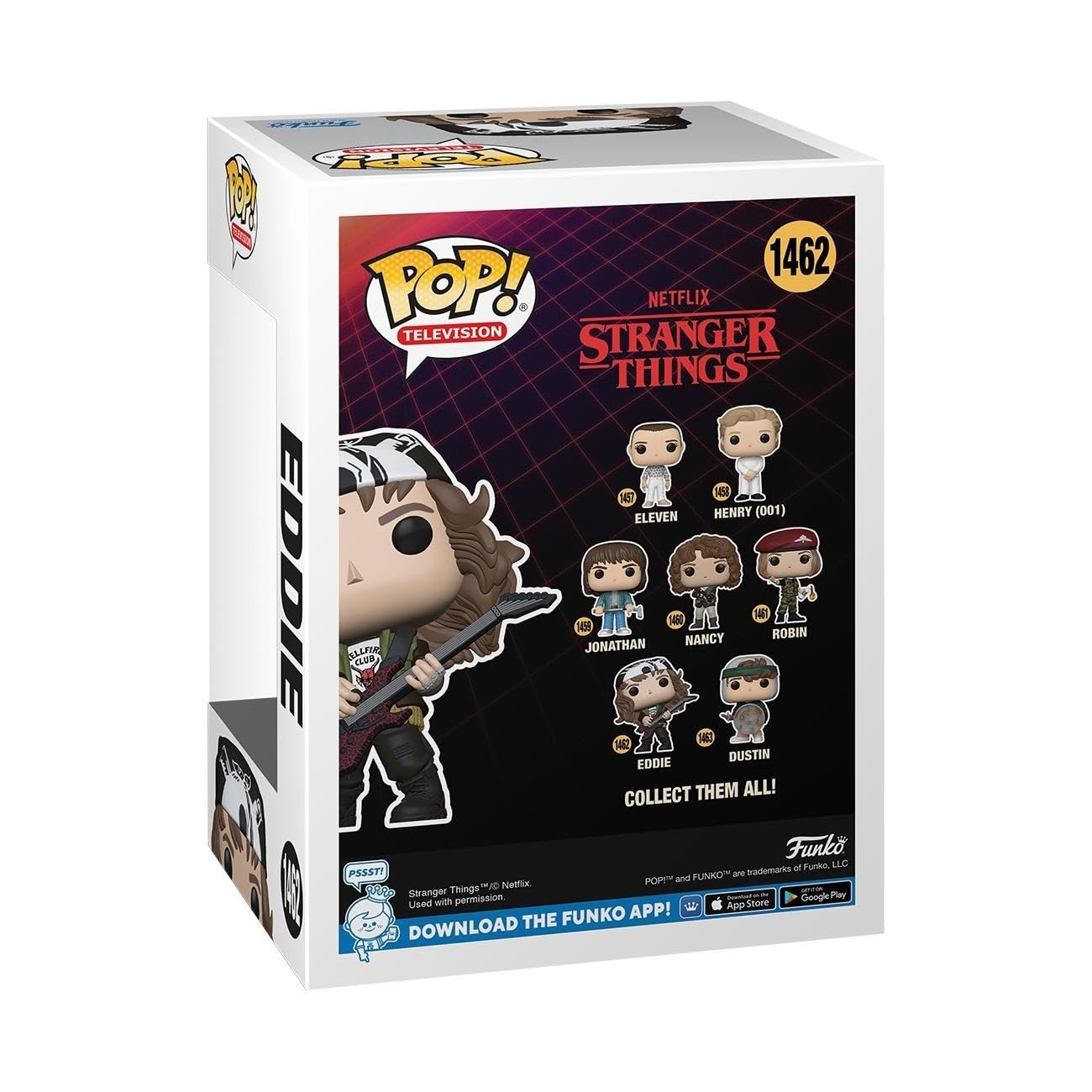 Funko POP! TV: Stranger Things - Hunter Eddie with Guitar - Collectable Vinyl Figure - Gift Idea - Official Merchandise - for Kids & Adults - TV Fans…