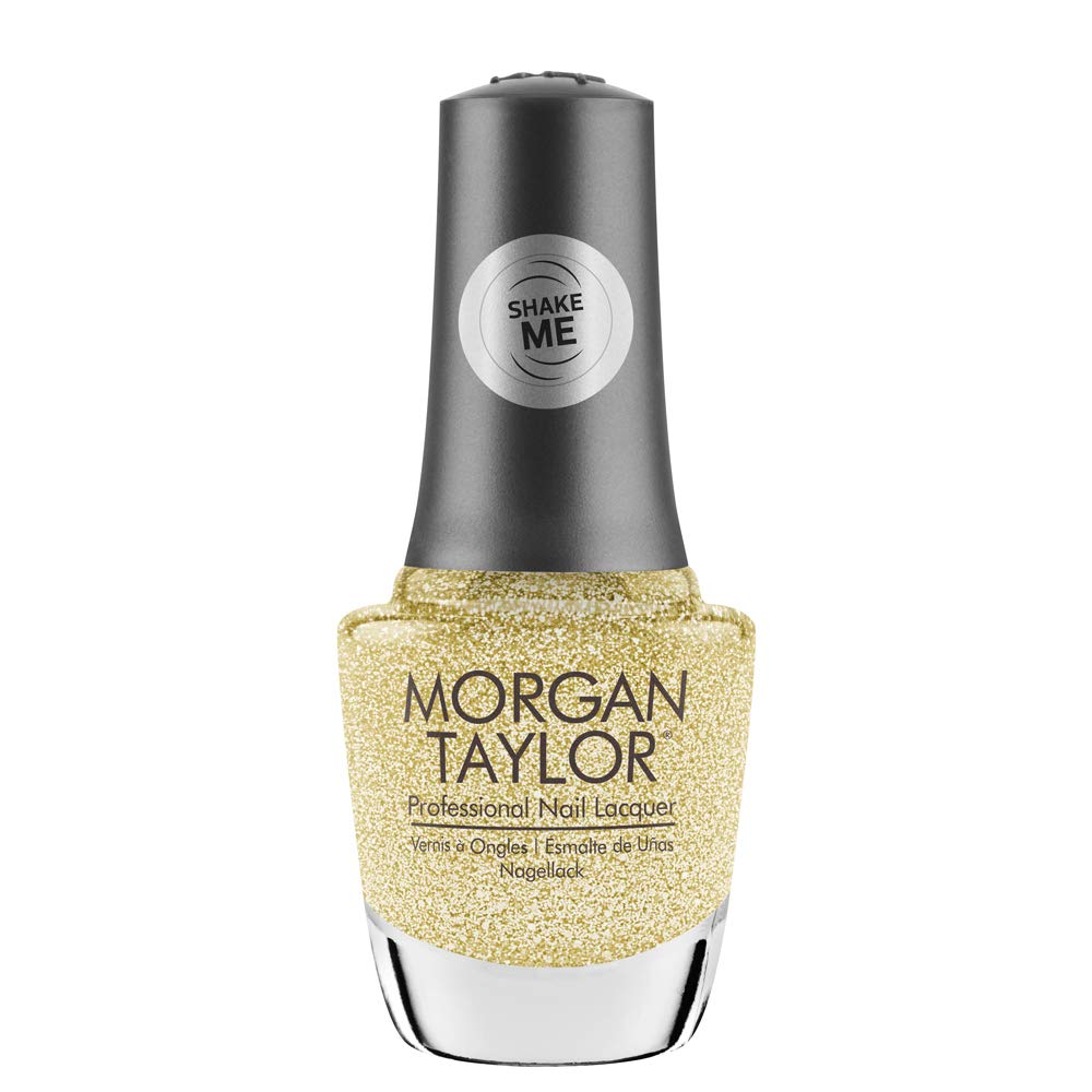 Morgan Taylor "California Gold" - Gold Glitter Overlay, 15 mL | .5 fl. Oz. - 3110402