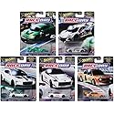 Hot Wheels Race Day Car Collection, 5-Pack Die-Cast Cars, Porsche 911 GT3, Corvette C8.R, Bentley Continental GT3, Nissan Z GT4, BMW 320 FPY86-961D