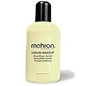 Mehron Makeup Liquid Makeup | Face Paint and Body Paint Perfect for Halloween, Cosplay I Air Brush Compatible 4.5 oz (133 ml) (GLOW IN THE DARK)
